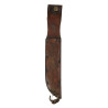 Couteau de combat, MK 2, KA-BAR, OLEAN, N.Y., US Navy, avec fourreau en cuir, BOYT -43- Couteau de combat, MK 2, KA-BAR, OLEAN, N.Y., US Navy, avec fourreau en cuir, BOYT -43-
