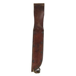Couteau de combat, MK 2, KA-BAR, OLEAN, N.Y., US Navy, avec fourreau en cuir, BOYT -43-