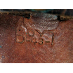 Couteau de combat, MK 2, KA-BAR, OLEAN, N.Y., US Navy, avec fourreau en cuir, BOYT -43-