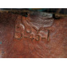 Couteau de combat, MK 2, KA-BAR, OLEAN, N.Y., US Navy, avec fourreau en cuir, BOYT -43- Couteau de combat, MK 2, KA-BAR, OLEAN, N.Y., US Navy, avec fourreau en cuir, BOYT -43-