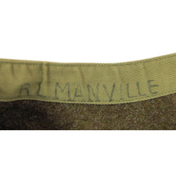 Salopette d'hiver (tankiste), US Army, second type, nominative