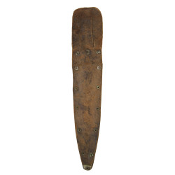 Knife, Fighting, Kinfolks, with Theater-made Scabbard, COX George Kuczma, US Navy, Seabees, Guadalcanal
