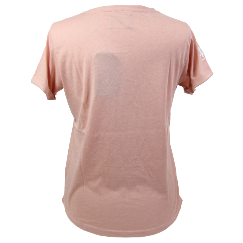 T-shirt rose, femme, Poppy, Normandie
