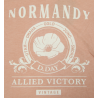 T-shirt rose, femme, Poppy, Normandie