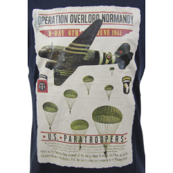 T-shirt, para, marine