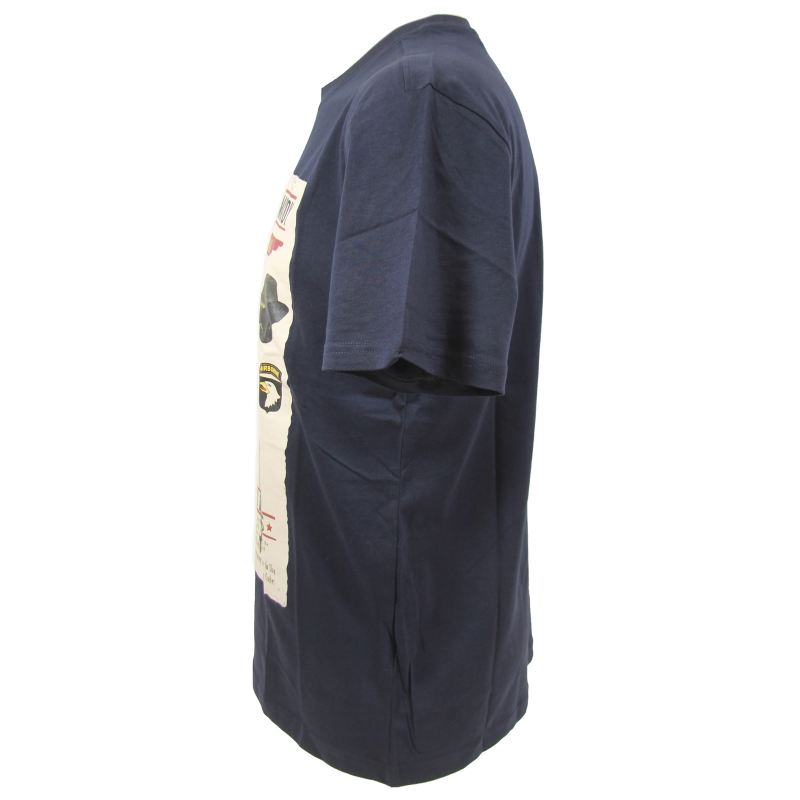 T-shirt, para, marine