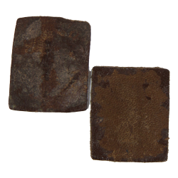 Rank Insignias, Captain, Pair, on Leather