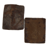 Rank Insignias, Captain, Pair, on Leather