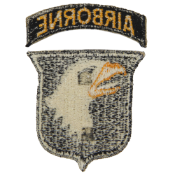 Patch, 101st Airborne Division, Type 5, White Tongue
