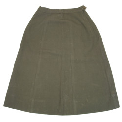 Skirt, Dark OD, Officer, WAC & Nurse, Waist 22