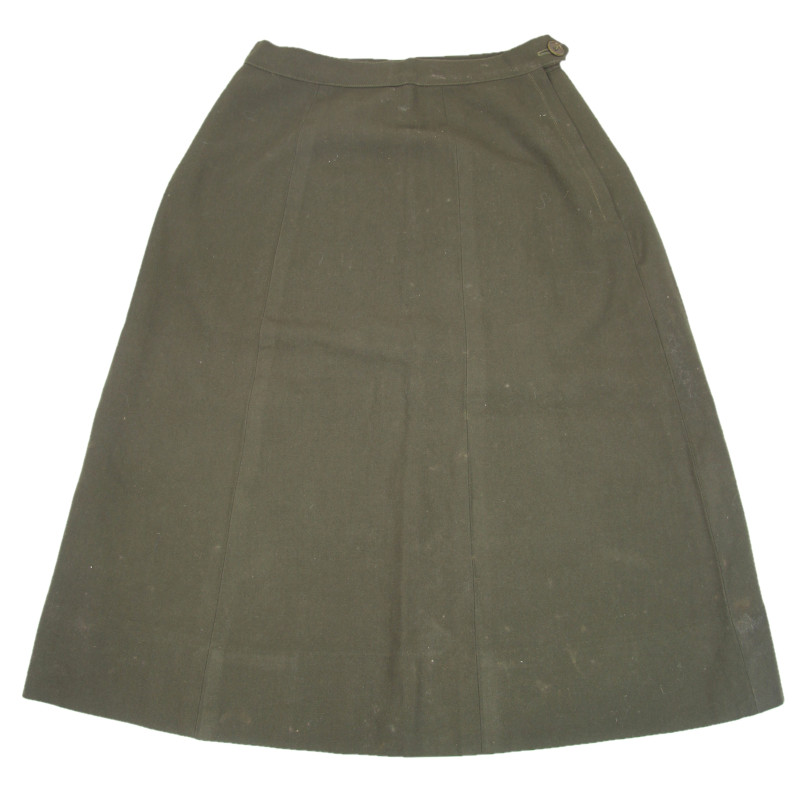Skirt, Dark OD, Officer, WAC & Nurse, Waist 22