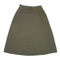 Skirt, Dark OD, Officer, WAC & Nurse, Waist 22