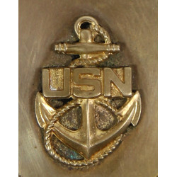Compact, Powder, Brass, US Navy