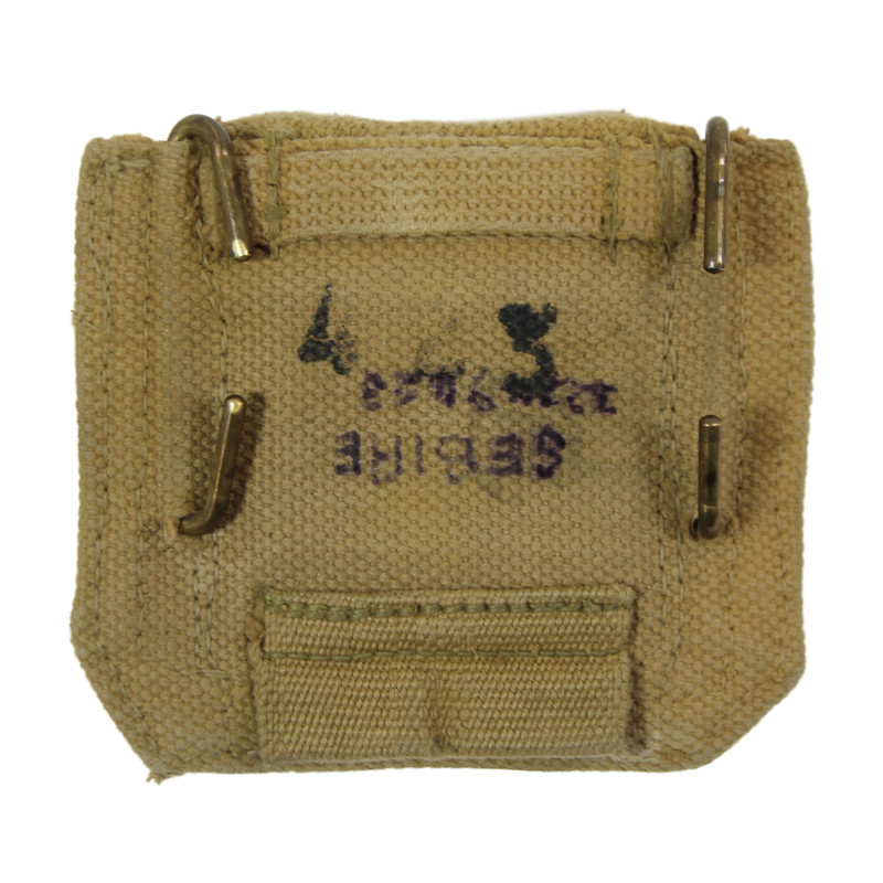 Pochette à munitions canadienne, arme de poing, Z.L.&T. Ltd., 1942, nominative