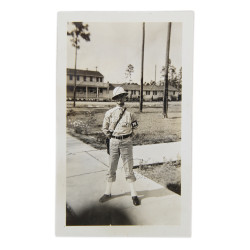 Whistle, Brass, REGULATION, US Army, with Photograph