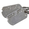Grouping, Sgt. Cedric Coffey, Motor Vehicle Operator's Permit and Dog Tags Grouping, Sgt. Cedric Coffey, Motor Vehicle Operator's Permit and Dog Tags