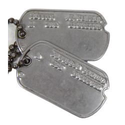 Grouping, Sgt. Cedric Coffey, Motor Vehicle Operator's Permit and Dog Tags