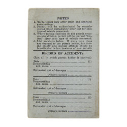 Grouping, Sgt. Cedric Coffey, Motor Vehicle Operator's Permit and Dog Tags