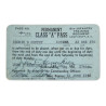 Grouping, Sgt. Cedric Coffey, Motor Vehicle Operator's Permit and Dog Tags Grouping, Sgt. Cedric Coffey, Motor Vehicle Operator's Permit and Dog Tags