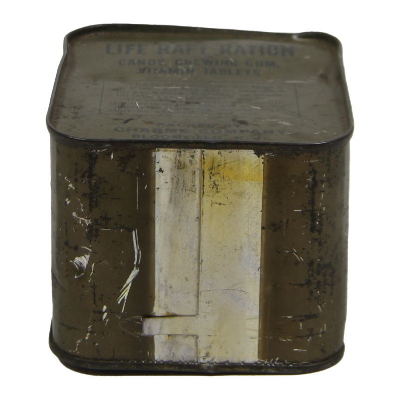 Boîte de ration, Life Raft, Charms Co., 1944