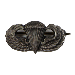 Badge, Parachutist's, 'Jump Wings', US Army, Miniature, Sterling, Pin Back