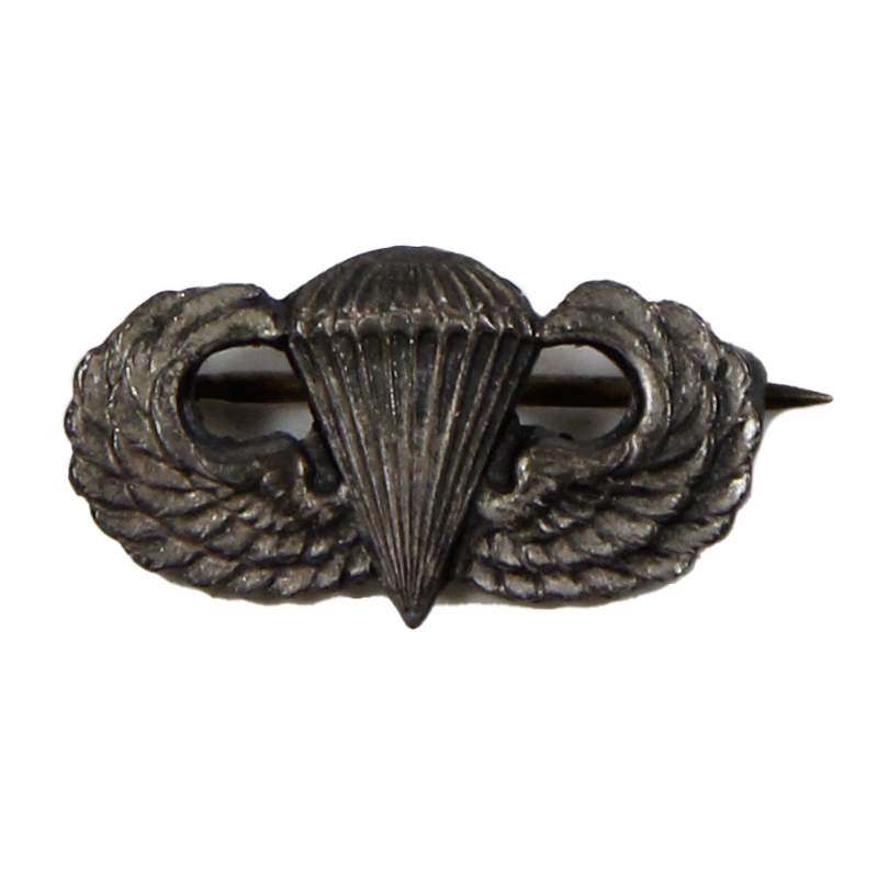 Badge, Parachutist's, 'Jump Wings', US Army, Miniature, Sterling, Pin Back