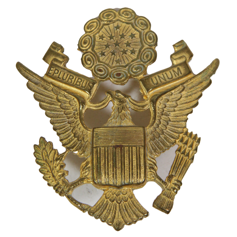 Insigne de casquette officier, US Army, GEMSCO Insigne de casquette officier, US Army, GEMSCO