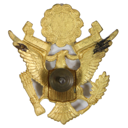 Insigne de casquette officier, US Army, GEMSCO