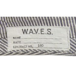 Cap, Service, Seersucker, US Navy, WAVES