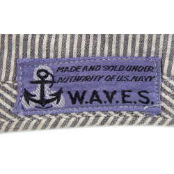 Cap, Service, Seersucker, US Navy, WAVES