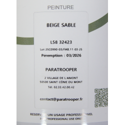 Peinture allemande, beige sable, en pot