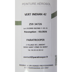 Peinture US Army, Olive Drab Indian 42, en bombe