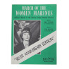 Musical Score, March of the Women Marines, Silver Anniversary Edition