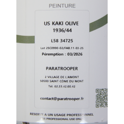 Paint, US Army, Olive Drab matt 36-44, 1 liter