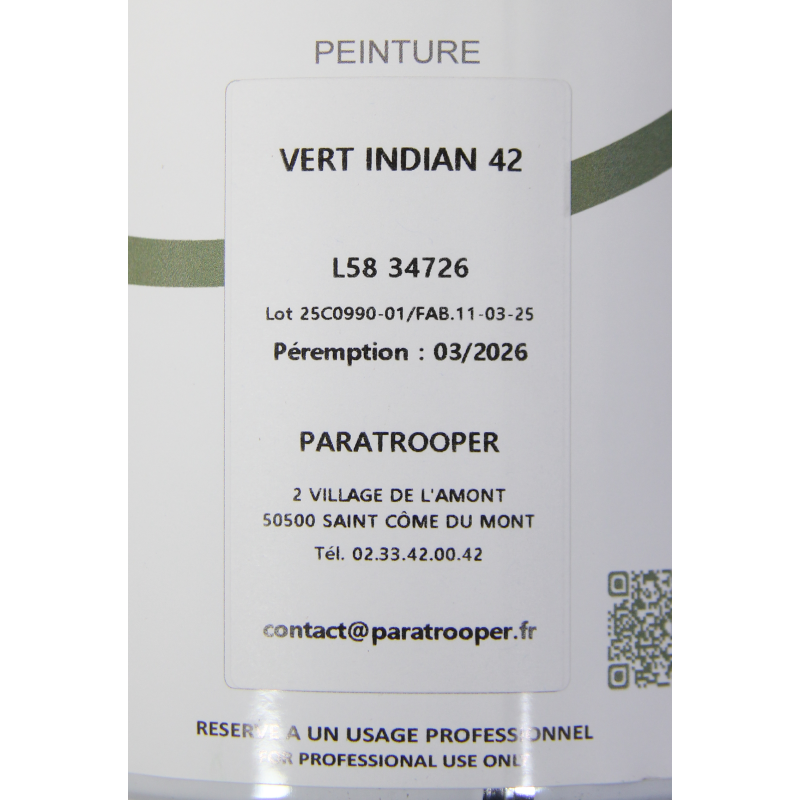 Peinture US Army, Olive Drab Indian 42, en pot