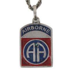 Pendentif, Sweetheart, 82nd Airborne Division, parachutiste