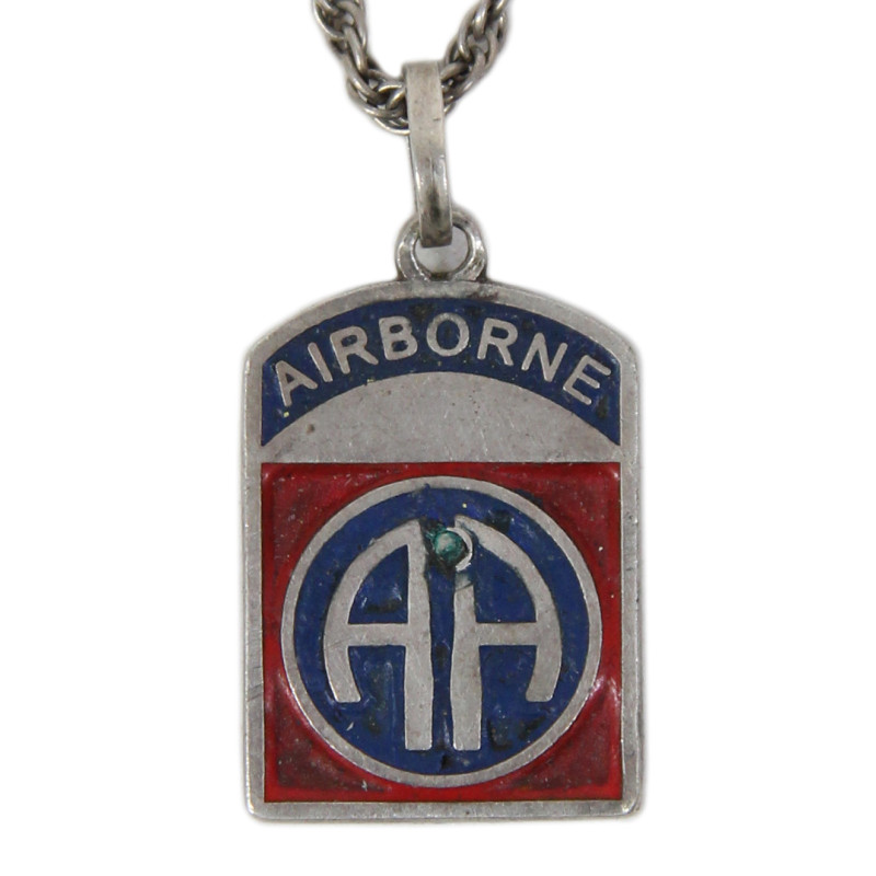 Pendentif, Sweetheart, 82nd Airborne Division, parachutiste