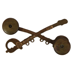 Insignia, Collar, Officer, US Cavalry, Screw Back