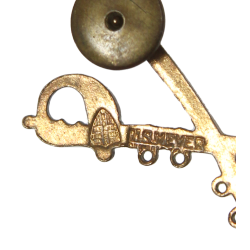 Insignia, Collar, Officer, US Cavalry, Screw Back