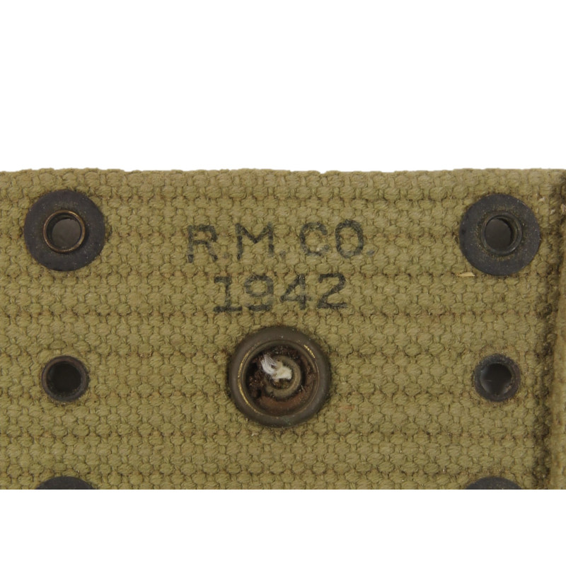 Belt, Pistol, M-1936, R.M. CO. 1942, Brass Buckle