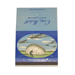 Pochette d'allumettes, Camp Mackall, Airborne