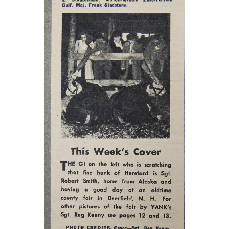 Magazine, YANK, November 16, 1945