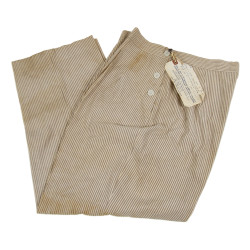 Pantalon Seersucker, US Army Nurse Corps, Taille 42, QM Sample