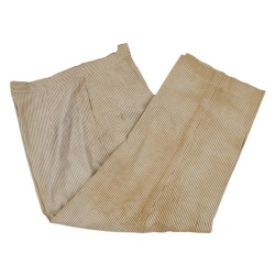 Pantalon Seersucker, US Army Nurse Corps, Taille 42, QM Sample