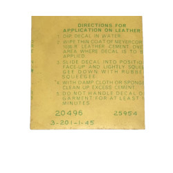Decal, US Army Air Forces, For Leather