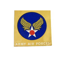 Decal, US Army Air Forces, For Leather