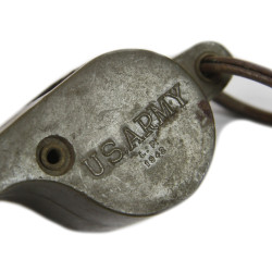Whistle, Plastic, OD, US Army, L.P. 1943