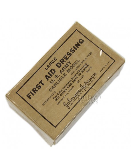 Pansement, Large First-Aid, US Army, Carlisle, JOHNSON & JOHNSON