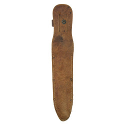 Knife, Fighting, Theater-Made, Plexiglas, with Leather Scabbard