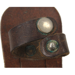 Knife, Fighting, Theater-Made, Plexiglas, with Leather Scabbard